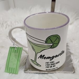 💚🔹️Luna And Sage🔹️ White and Green Momgarita Mug